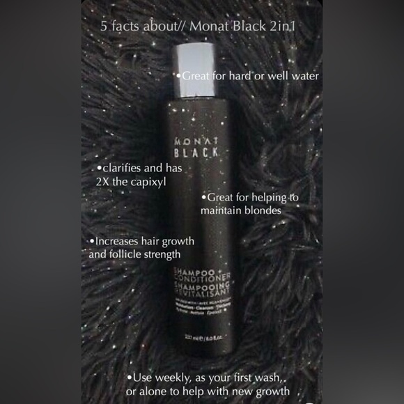 MONAT Travel Size BLACK Shampoo + Conditioner (2 in one) - Picture 5 of 6